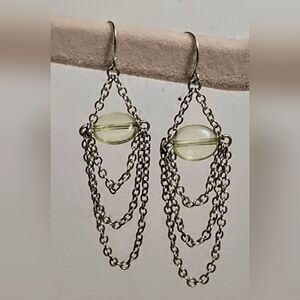 Beautiful Dangle Sterling Silver Earrings
